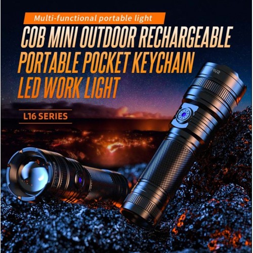 Ліхтар ручний акумуляторний SuperFire L16-T 900 Lumen IP43 Black