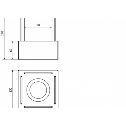 Біокамін BiokominkiGMT 130х170х130 Білий Смарт Біокамін BiokominkiGMT 130х170х130 Білий Смарт