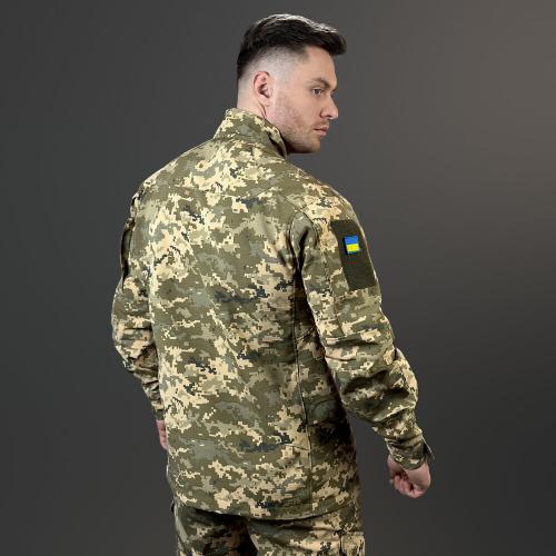 Кітель чоловічий тактичний Pobedov Rip-Stop 358040 XL Піксель (00000005932) Кітель чоловічий тактичний Pobedov Rip-Stop 358040 XL Піксель (00000005932)