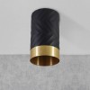 Точковий світильник Polux Arras 5.5x5.5x10 см Чорно-золотистий (Pol323521)