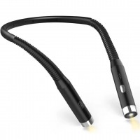 Ліхтарик для читання No Brand з USB та акумулятором Чорний (F4-800)