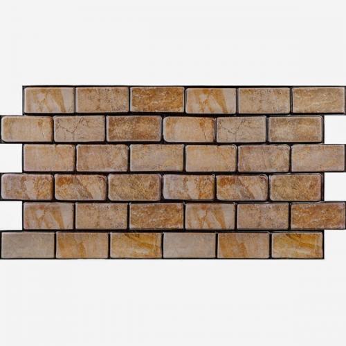 Декоративна панель ПВХ цегла під коричневий мармур Sticker Wall SW-00001428 960х480х4мм Декоративна панель ПВХ цегла під коричневий мармур Sticker Wall SW-00001428 960х480х4мм