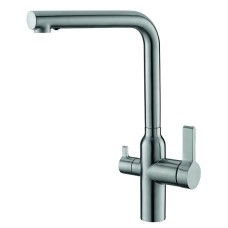 Змішувач для кухні з виходом для питної води Koer KI-72020-02 (з нерж. сталі) (KR4797)