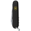 Складаний ніж Victorinox Climber Mat Чорний матовий лак з жовтим лого (1.3703.3_M0008p)