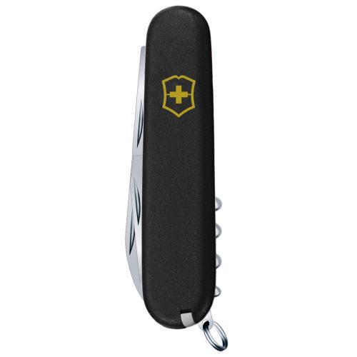 Складаний ніж Victorinox Climber Mat Чорний матовий лак з жовтим лого (1.3703.3_M0008p) Складаний ніж Victorinox Climber Mat Чорний матовий лак з жовтим лого (1.3703.3_M0008p)
