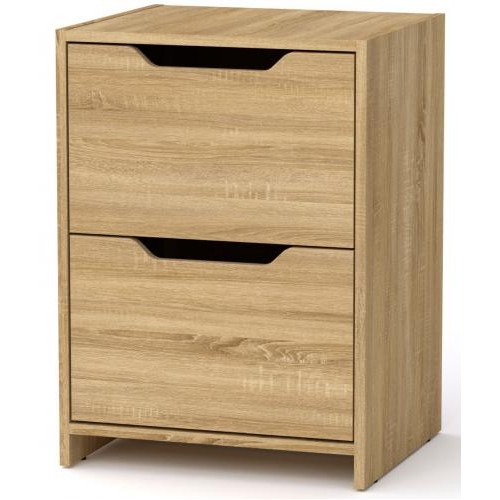 Тумбочка нічна Компанит ПКТ-9 Дуб сонома (48х42х66 см) Тумбочка нічна Компанит ПКТ-9 Дуб сонома (48х42х66 см)