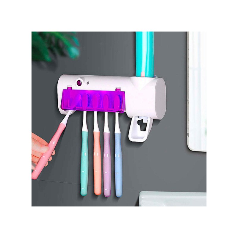 Диспенсер для зубної пасти та щіток Toothbrush sterilizer 7710