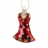Ялинкова прикраса Сукня BonaDi 2 шт. Червоний (NY28-228) в інтернет супермаркеті PbayMarket!