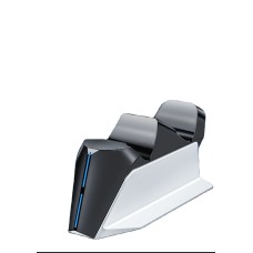 Зарядка для джойстика PS5 BebonCool для PlayStation 5 PS5 DualSense на 2 геймпади з LED підсвічуванням P5 Білий