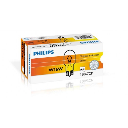 Автолампа ук. PHILIPS 12067CP W16W 12V 16W ​​W2, 1X9, 5d в інтернет супермаркеті PbayMarket!