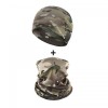 Комплект шапка-баф флісова No Brand JY-139 Camouflage One Size 12876-83129