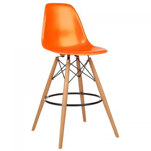 Стілець барний Тауер Вуд SDM Помаранчевий Стілець барний Тауер Вуд SDM Помаранчевий