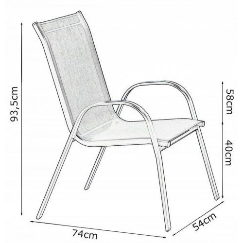 Комплект садових меблів Kontrast Majorka DUO-4 Black Комплект садових меблів Kontrast Majorka DUO-4 Black