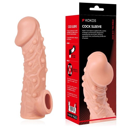 Насадка на член Kokos Cock Sleeve CS 002 M (м'ята упаквка!!!)