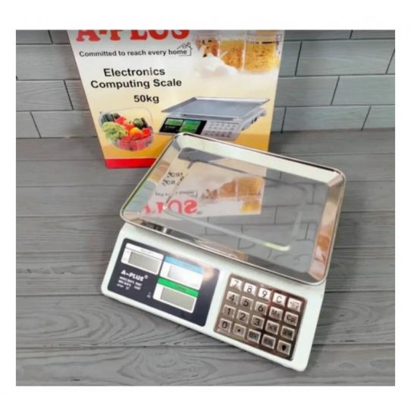 Ваги торговельні електронні на 50 кг A-PLUS SC-1645
