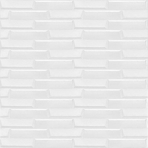 Самоклеюча 3D панель біла кладка Sticker Wall 3080х700х5мм Самоклеюча 3D панель біла кладка Sticker Wall 3080х700х5мм