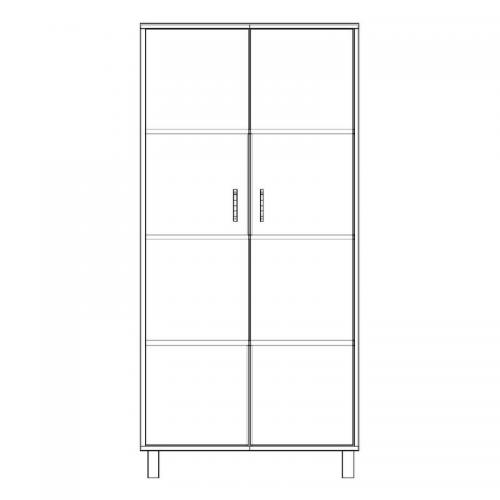 Шафа-Пенал Тиса Мебель ШС-837 Дуб сонома 166x35x80 см Шафа-Пенал Тиса Мебель ШС-837 Дуб сонома 166x35x80 см