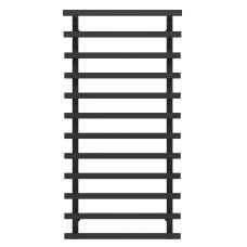 Рушникосушарка водяна Breeze П12 500x1200 Deffi Чорний (A.BZ.120.50.12.B.C)