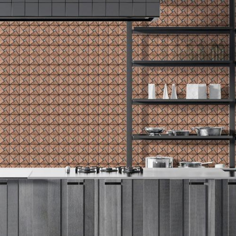 Самоклеюча алюмінієва плитка Sticker Wall 300х300х3 мм Різнокольоровий (SW-00001927)