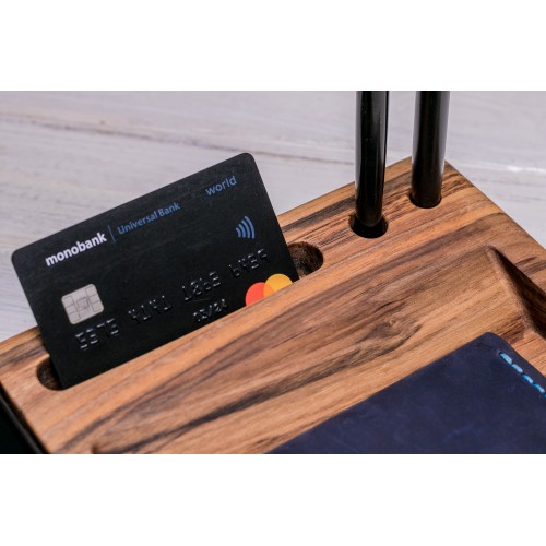 Підставка з дерева для гаджета QI ecoWalnut 270х180х33 мм