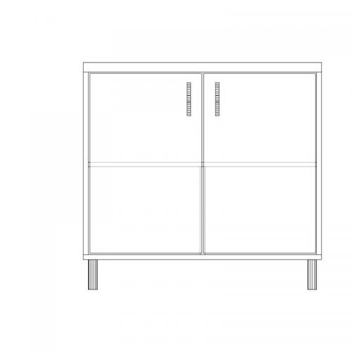 Тумба офісна Тиса Мебель ТМ-127 2 Сонома 76x60x40 см Тумба офісна Тиса Мебель ТМ-127 2 Сонома 76x60x40 см