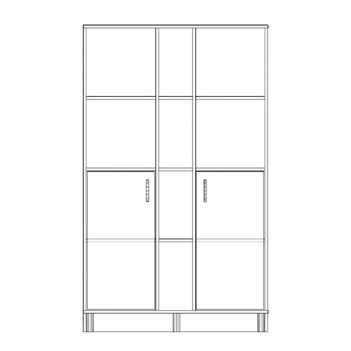 Шафа-Пенал Тиса Мебель ШС-122 Дуб сонома 166x35x100 см Шафа-Пенал Тиса Мебель ШС-122 Дуб сонома 166x35x100 см