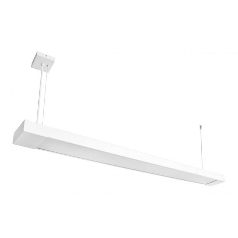 Світильник лінійний підвісний 125 см MSK Electric Office під дві led-лампи G-13 SL-120-2T8 WH