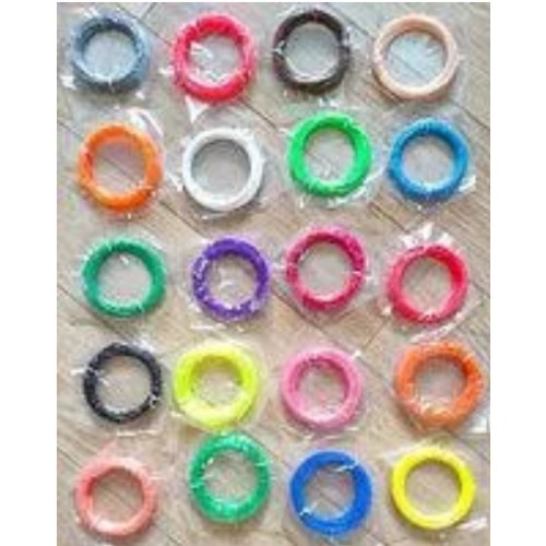 Якісний пластик PLA для 3D ручки для малювання 20 кольорів по 10 м. Якісний пластик PLA для 3D ручки для малювання 20 кольорів по 10 м.