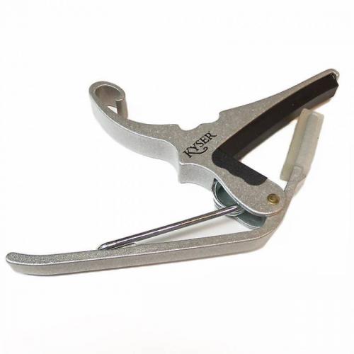 Каподастр Kyser KG6SA Quick-Change Acoustic Guitar Capo Silver Каподастр Kyser KG6SA Quick-Change Acoustic Guitar Capo Silver