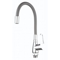 Змішувач для кухні Mixxus Elba 014 Nut Refl Grey без підведення MI6308 Змішувач для кухні Mixxus Elba 014 Nut Refl Grey без підведення MI6308