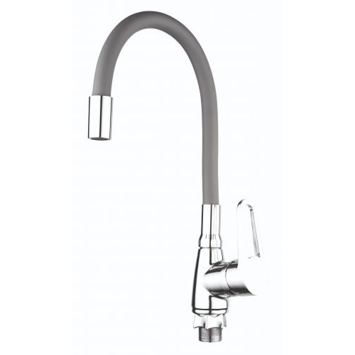 Змішувач для кухні Mixxus Elba 014 Nut Refl Grey без підведення MI6308 Змішувач для кухні Mixxus Elba 014 Nut Refl Grey без підведення MI6308