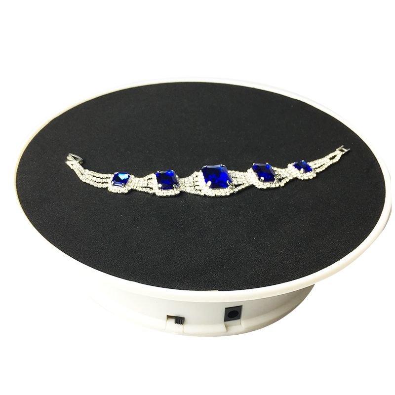 Поворотний стіл для предметної зйомки і 3D фото Heonyirry C366, діаметр 20 см, чорний