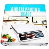 Ваги торговельні електронні RIAS Digital Pricing з акумулятором та лічильником ціни до 40 кг (3_03973)