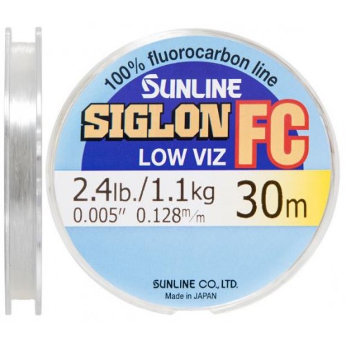 Флюорокарбон Sunline Siglon FC 30m 0.128mm 1.1kg повідковий (1013-1658.05.48) Флюорокарбон Sunline Siglon FC 30m 0.128mm 1.1kg повідковий (1013-1658.05.48)