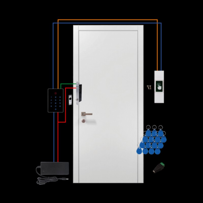 Комплект СКУД WIFI з електроригельним замком GreenVision GV-504