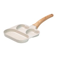 Сковорода для сніданку алюмінієва Breakfast 18.3x18x2 см Бежевий (HP39569W)