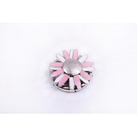 Сумкотримач Jinli Ромашка Рожевий з білим (JIN105)