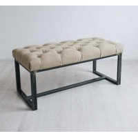 Банкетка - пуф для передпокою в стилі Loft NS-123 480x1000x450 мм Черный Банкетка - пуф для передпокою в стилі Loft NS-123 480x1000x450 мм Черный