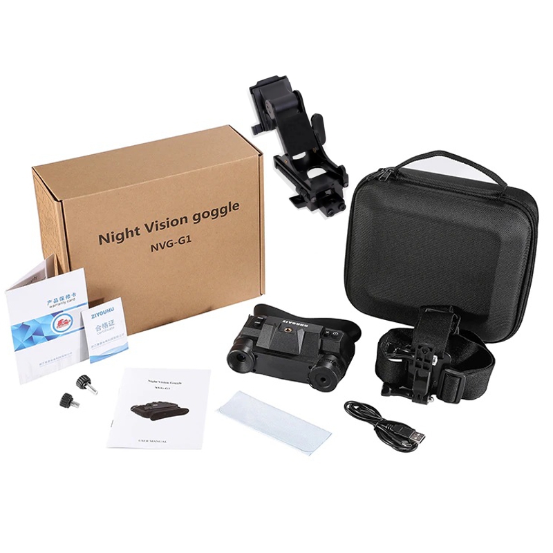 Повний комплект нічного бачення ПНБ з невидимою підсвіткою 940nm Ziyouhu G1 + кріплення (100937-989)