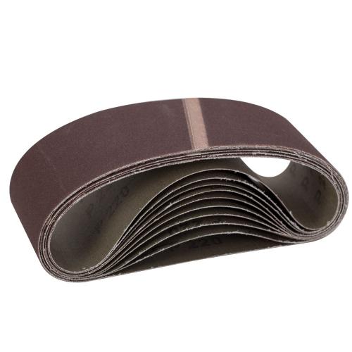 Стрічка шліфувальна нескінченна 75×457мм P180 (10шт) SIGMA (9151161) Стрічка шліфувальна нескінченна 75×457мм P180 (10шт) SIGMA (9151161)