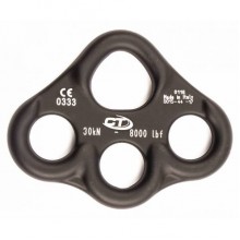 Такелажная пластина Climbing Technology Cheese Plate 30kN Black (1053-2A63703XZ)