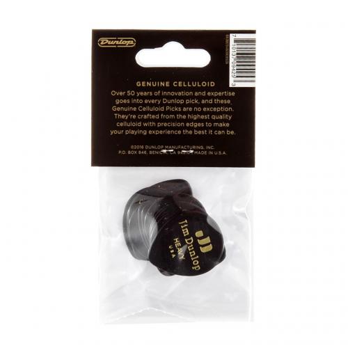 Медіатори Dunlop 485P03HV Genuine Celluloid Teardrop Black Heavy Player's Pack (12 шт.) Медіатори Dunlop 485P03HV Genuine Celluloid Teardrop Black Heavy Player's Pack (12 шт.)