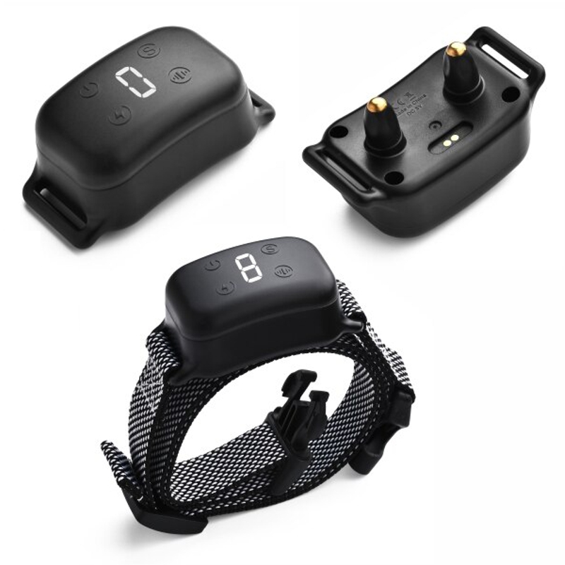 Сенсорний водонепроникний нашийник антилай зі звуком, вібрацією та електрошоком DOBE DB 800