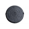 Люк каналізаційний полімерпіщаний 4,5т. чорний