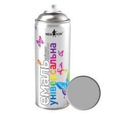 Емаль універсальна New Ton Глянцева 400 мл RAL 7046 Сірий