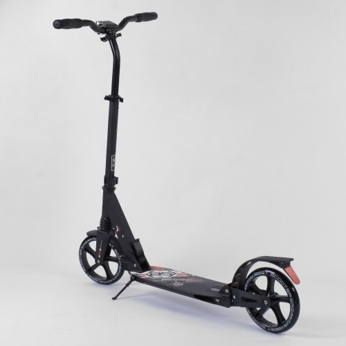 Самокат алюмінієвий Best Scooter з PU колесами 2 амортизаторами Black/Red (92087) Самокат алюмінієвий Best Scooter з PU колесами 2 амортизаторами Black/Red (92087)