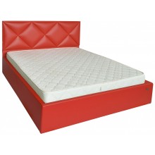 Ліжко Двоспальне Richman Лідс 180 х 200 см Boom 16 З підйомним механізмом та нішою для білизни Червоне