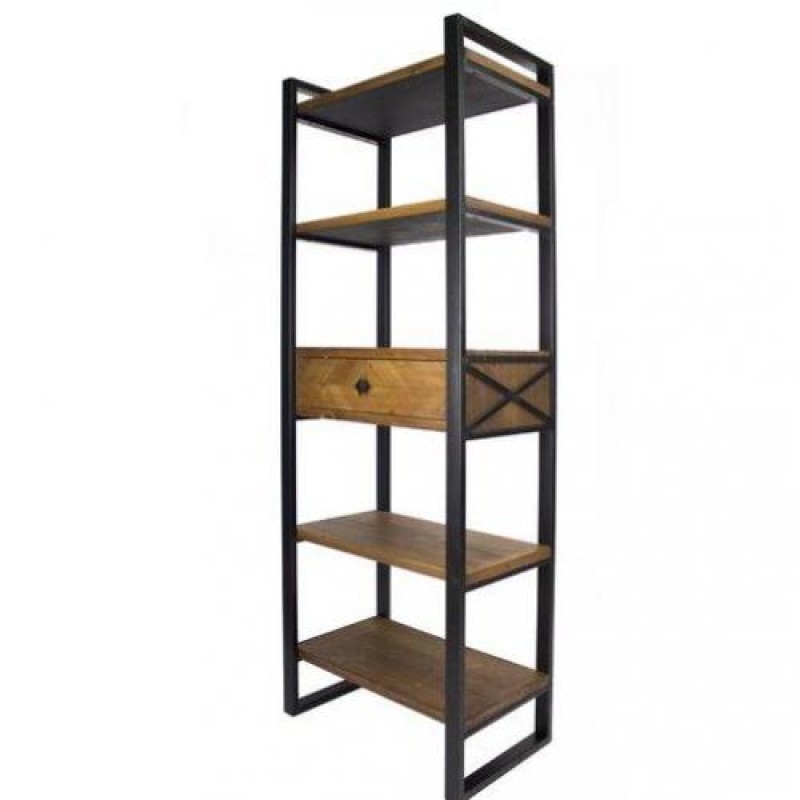 Стелаж для зберігання в стилі Loft NS-1895 1530x800x350 мм Черный