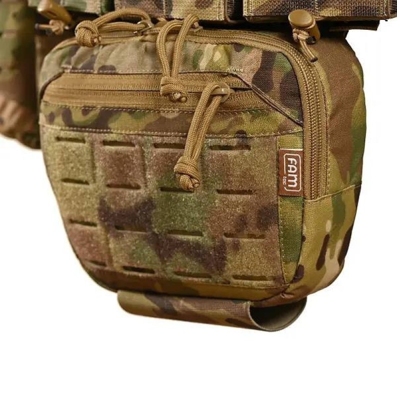 Плитоноска без плит з підсумками No Brand М7 One Size Мультикам (1942418752)