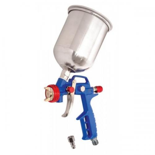 Краскопульт MASTERTOOL HP ВБ 600 мл алюміній Ø1.5 мм 120-170 л/хв 3.5-5 бар